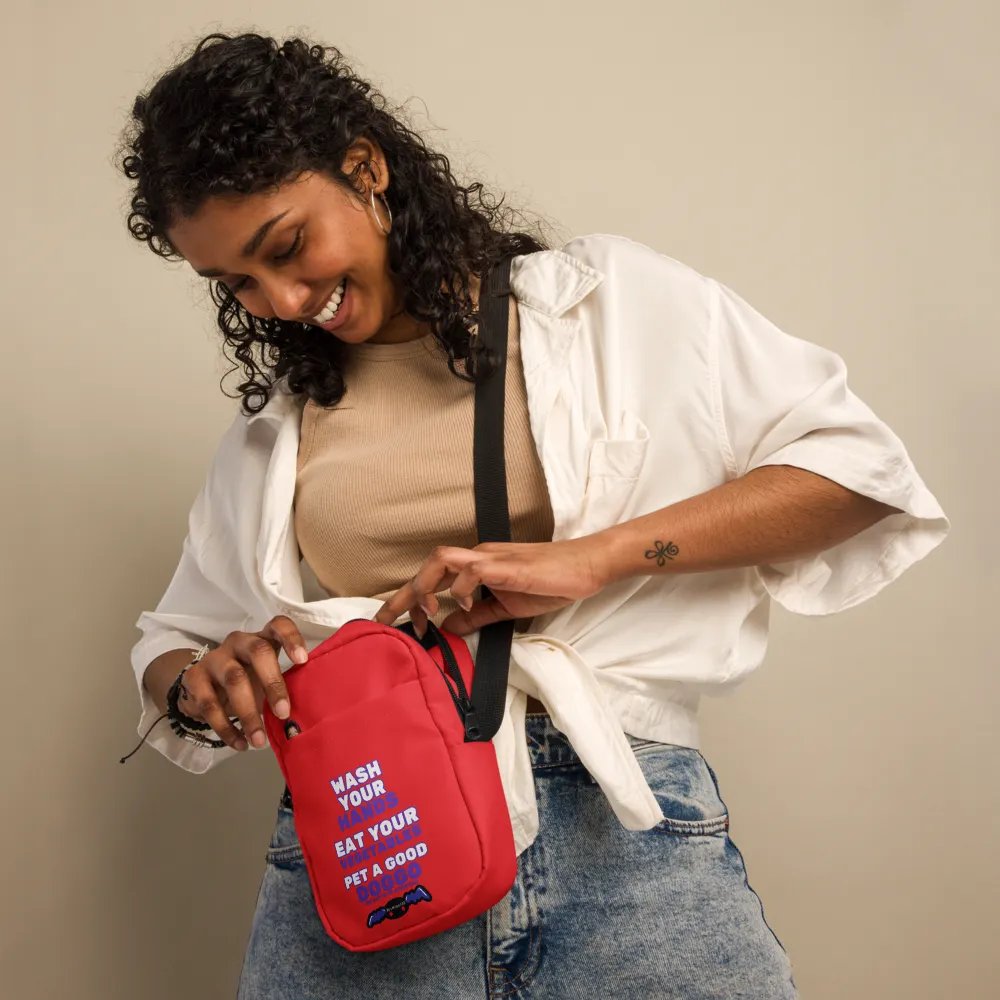 Wash Your Hands, Eat your Veggies, Pet a Doggo (Valor Crossbody Bag) product image (12)