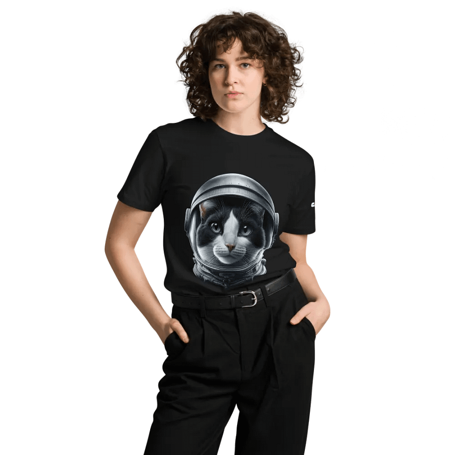 Space Cat Unisex T-Shirt - Explore the Universe in Style 🚀🐱 product image (5)