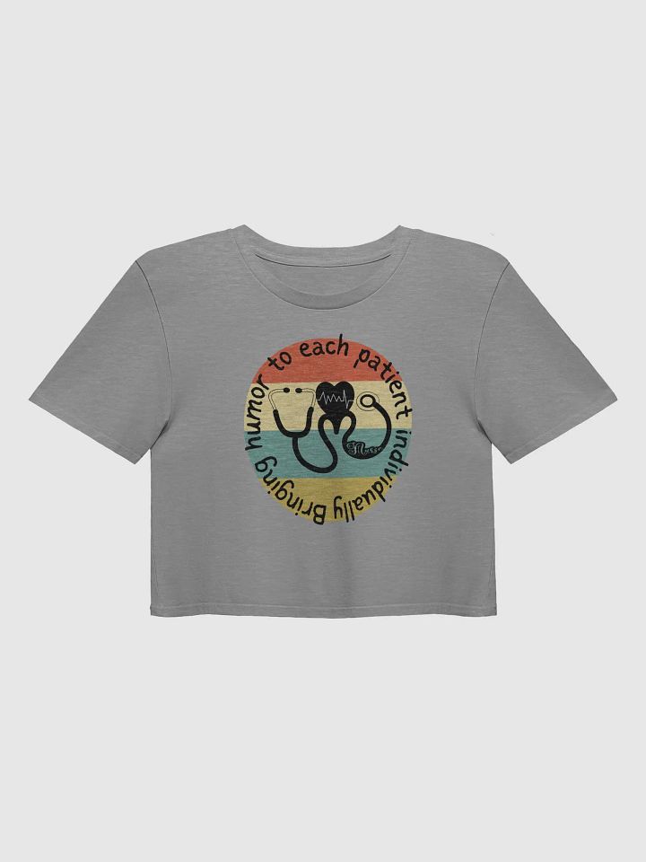 Bringing humor to each patient individually Retro Crop Top product image (5)