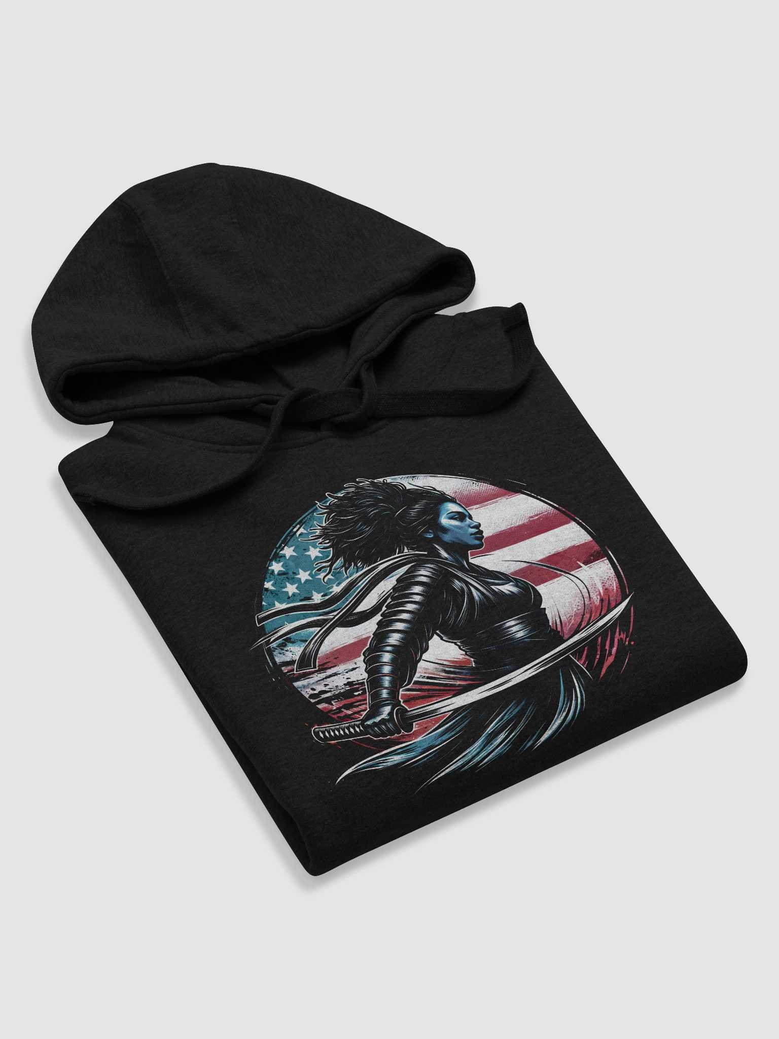 🏷️Afro Warrior Girl Unisex Premium Hoodie | Cotton Heritage product image (5)
