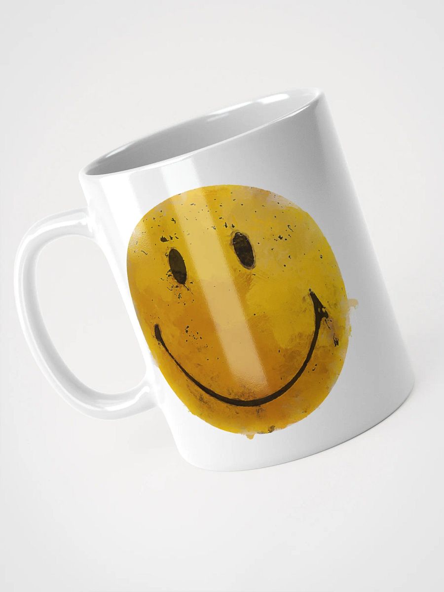 Cheerful Smiley Dog Toy White Glossy Mug product image (8)