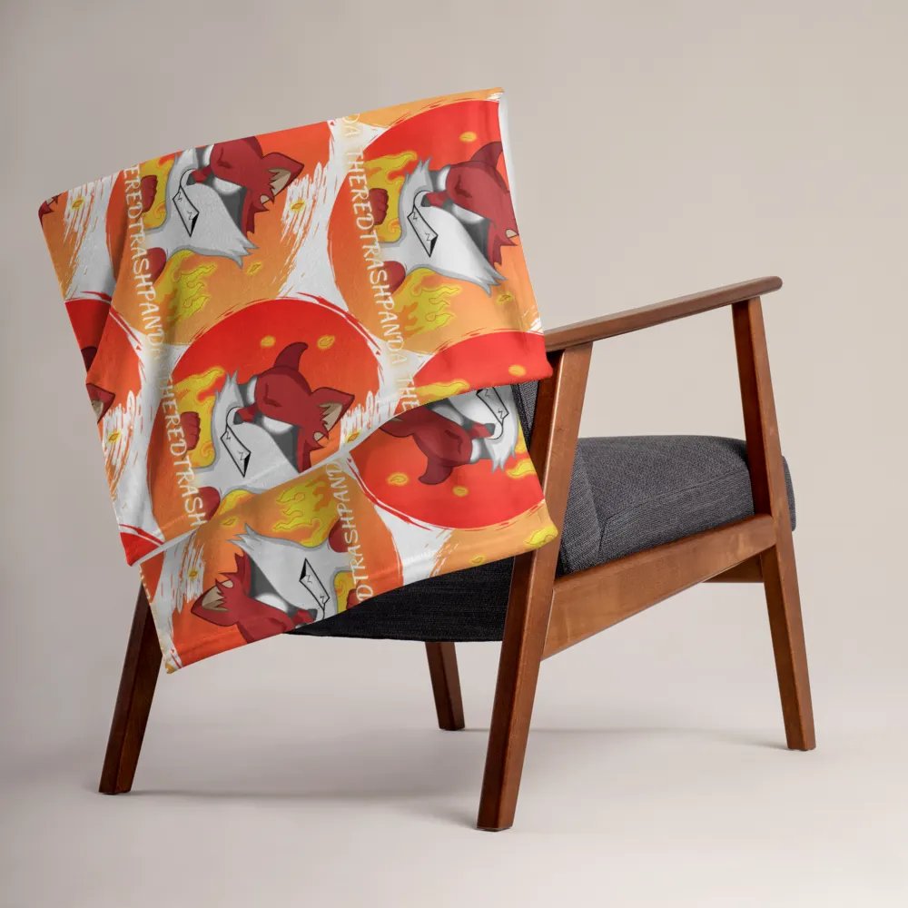 Red Trash Panda Rage Emote Blanket product image (15)
