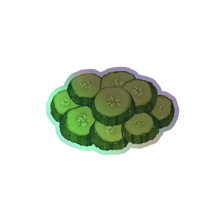 PICKLE CHIPS Sticker product image (2)