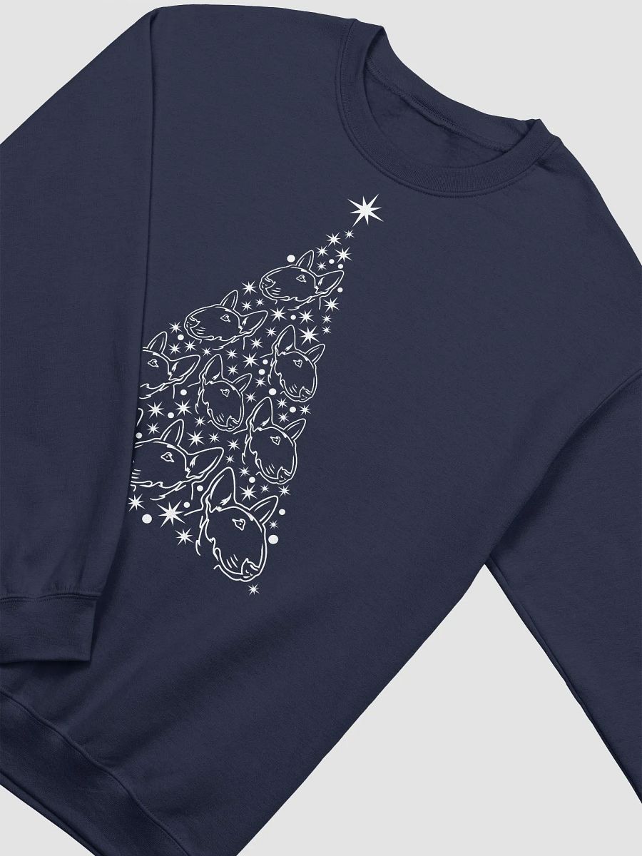 Bull Terrier Christmas Tree Sweatshirt Design for Bull Terrier Paw-rents product image (19)