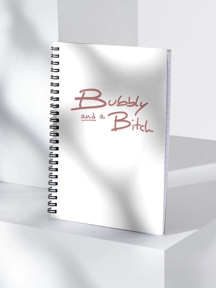 Bubbly and a B*tch (mauve shadow design) notebook product image (3)