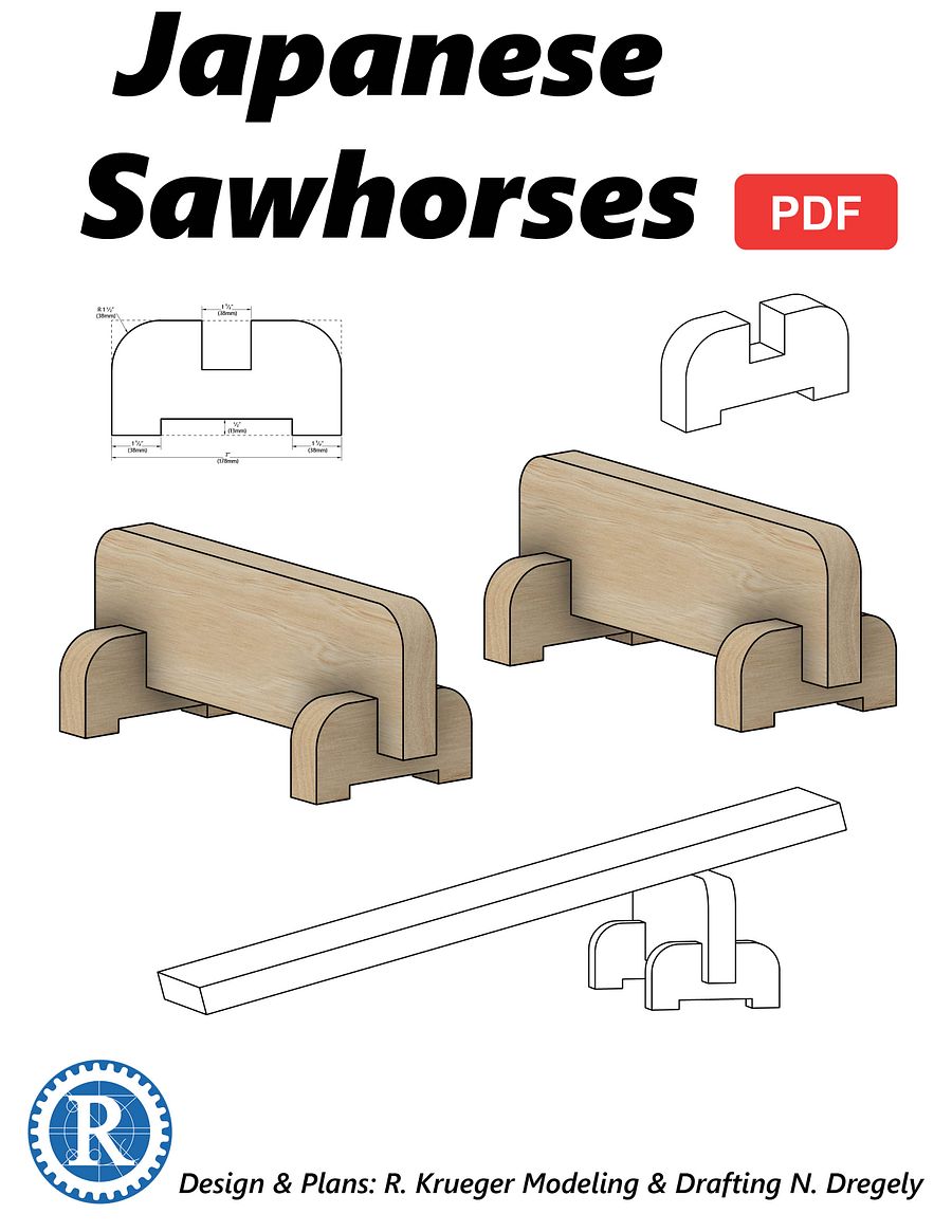 Plans: Low Japanese Sawhorses product image (1)