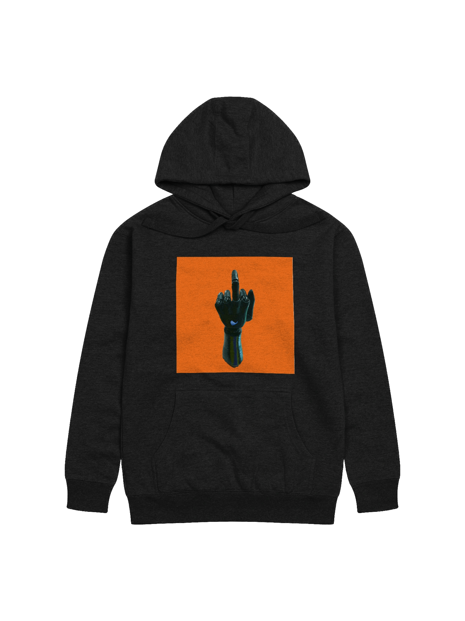 Middle finger premium hoodie - black product image (1)