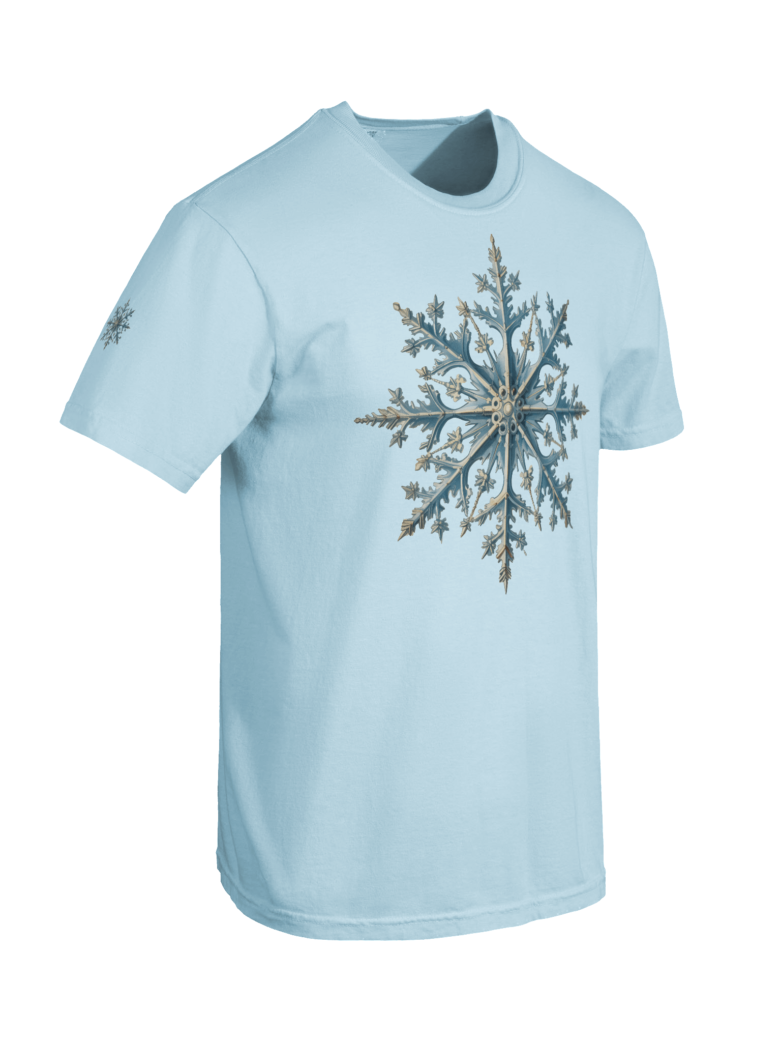 Snowflake Blue T-Shirt product image (8)