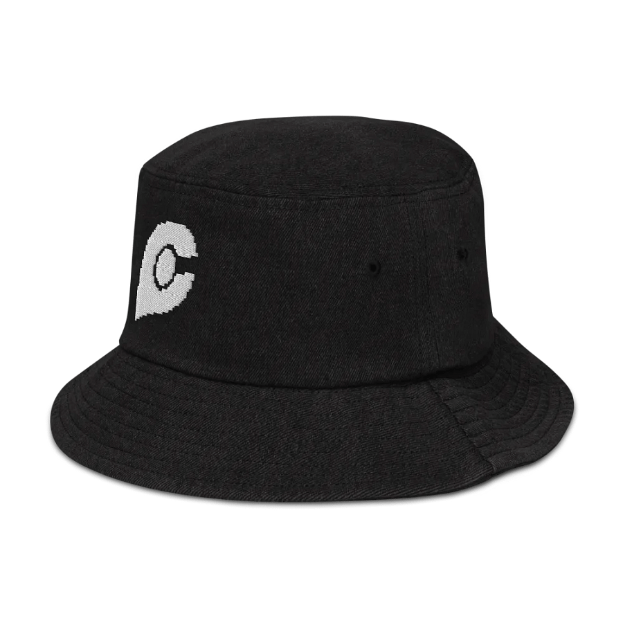 Cypher Logomark Bucket Hat (White Embroidered) product image (4)