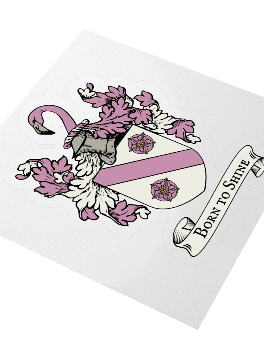 Born to Shine Flamingo Kiss Cut Sticker product image (7)