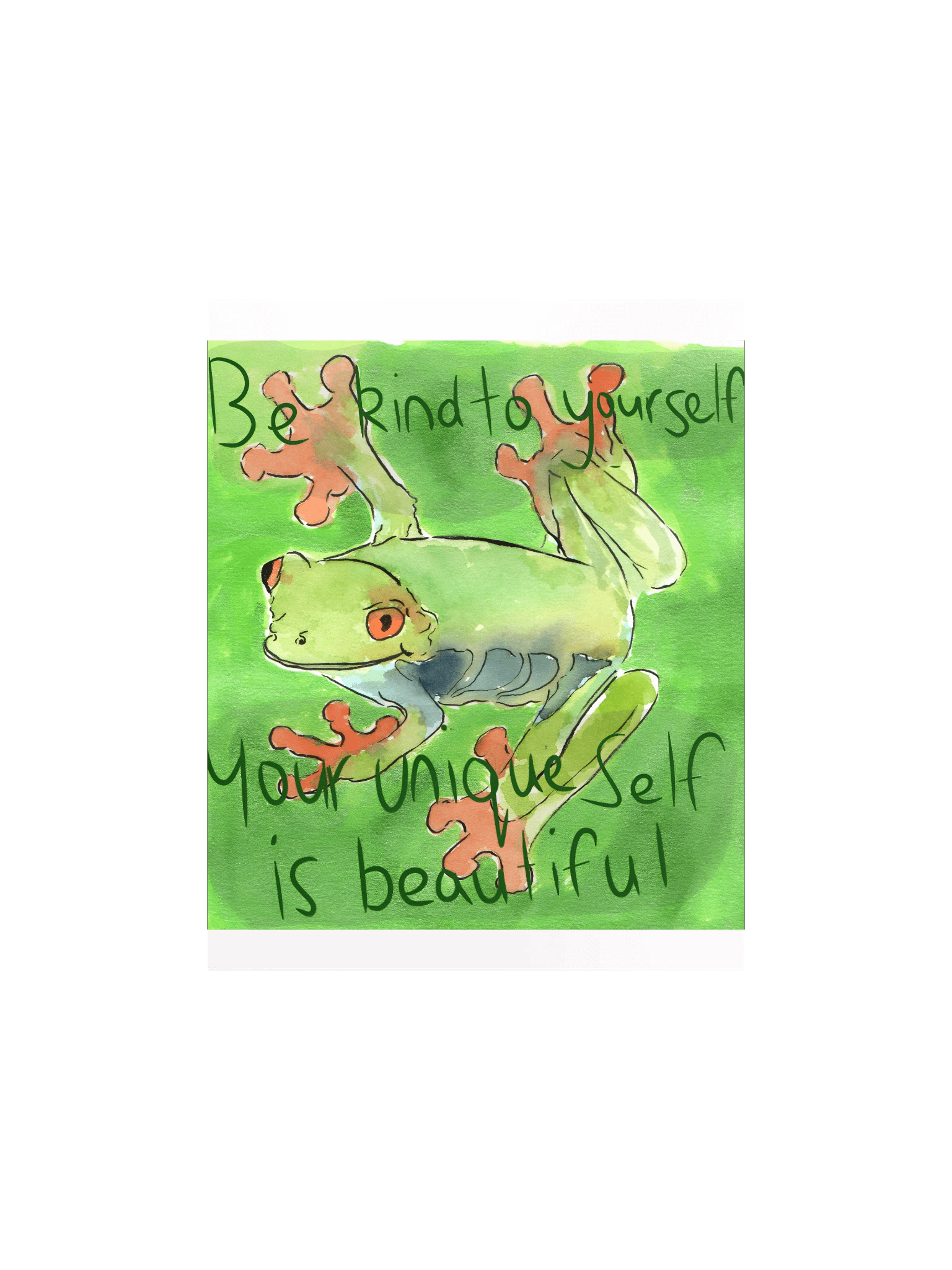 Froggie Affirmation 2 Print product image (2)