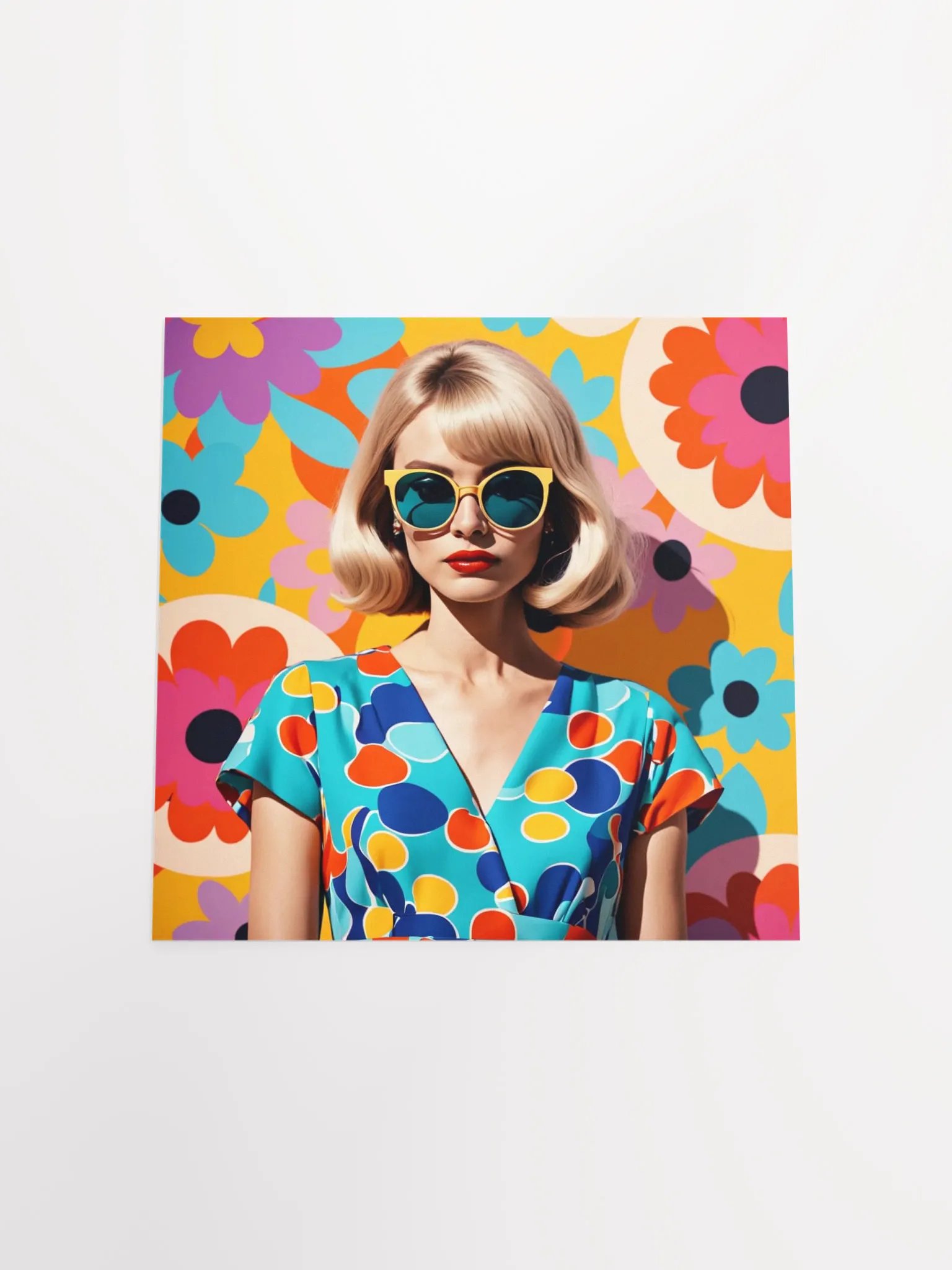 Woman and Flowers Poster product image (4)