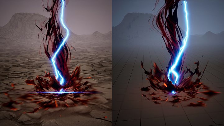 Dark Energy with Bolt in UE5.4 Niagara product image (1)
