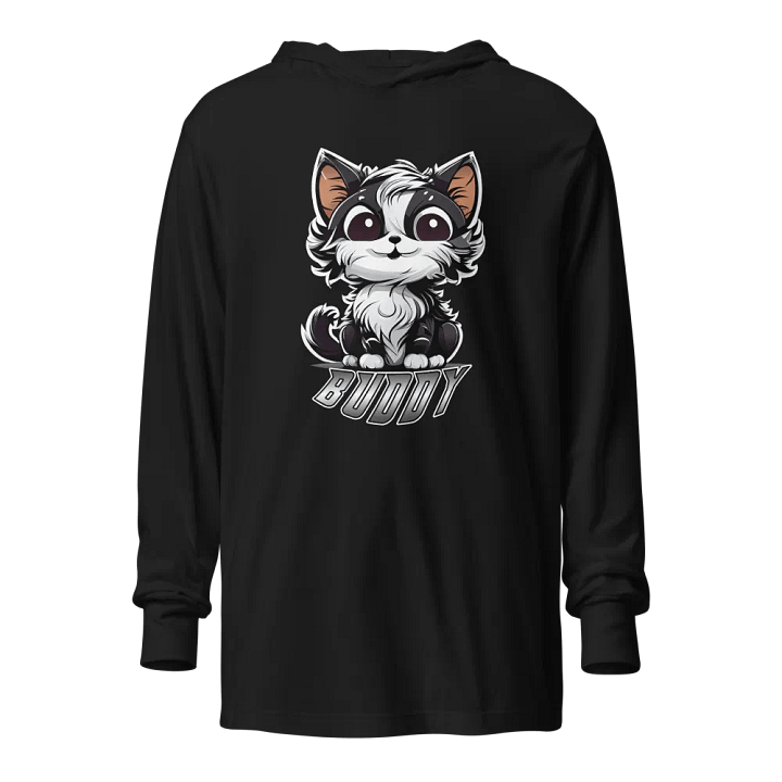 Buddy Bella+Canvas Unisex Hooded Long Sleeve Tee product image (1)