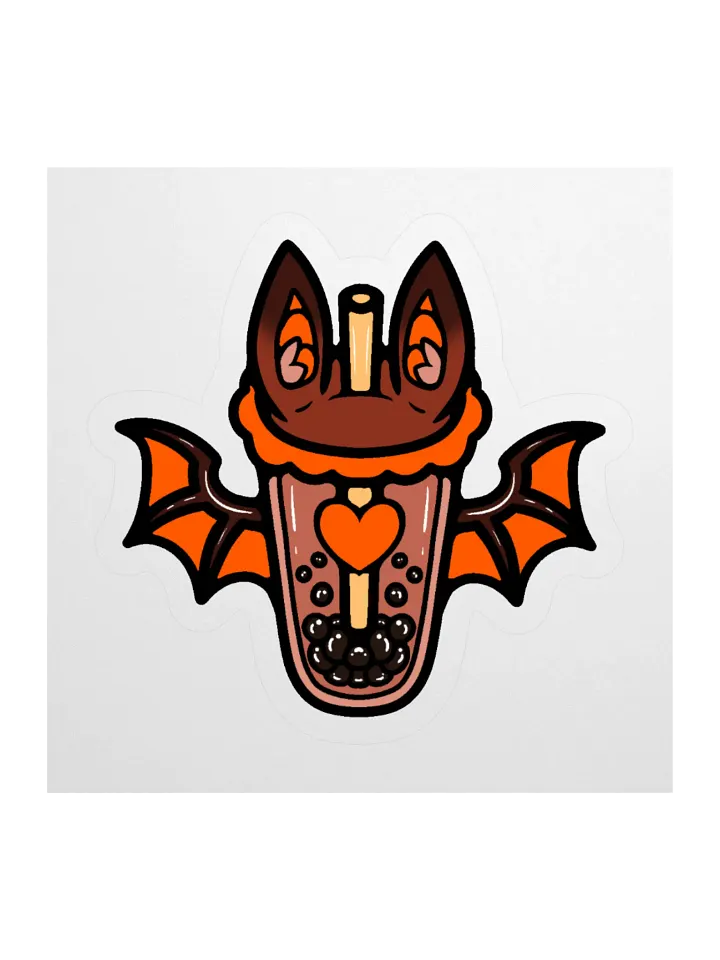 MatchaEXE Orange Bobat Sticker product image (3)