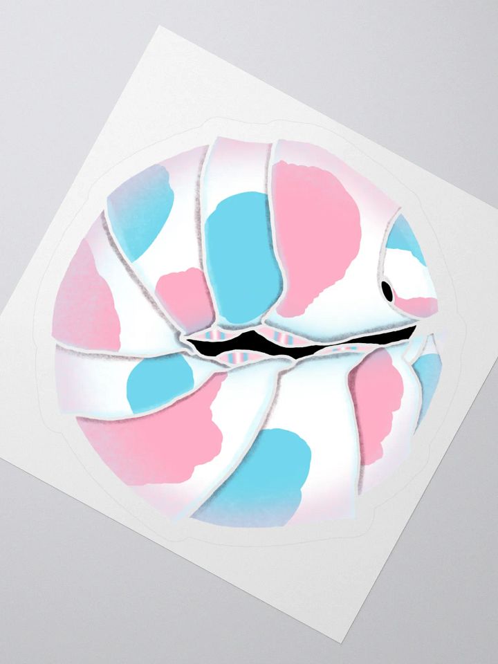 Transgender Isopod Sticker V2 product image (8)