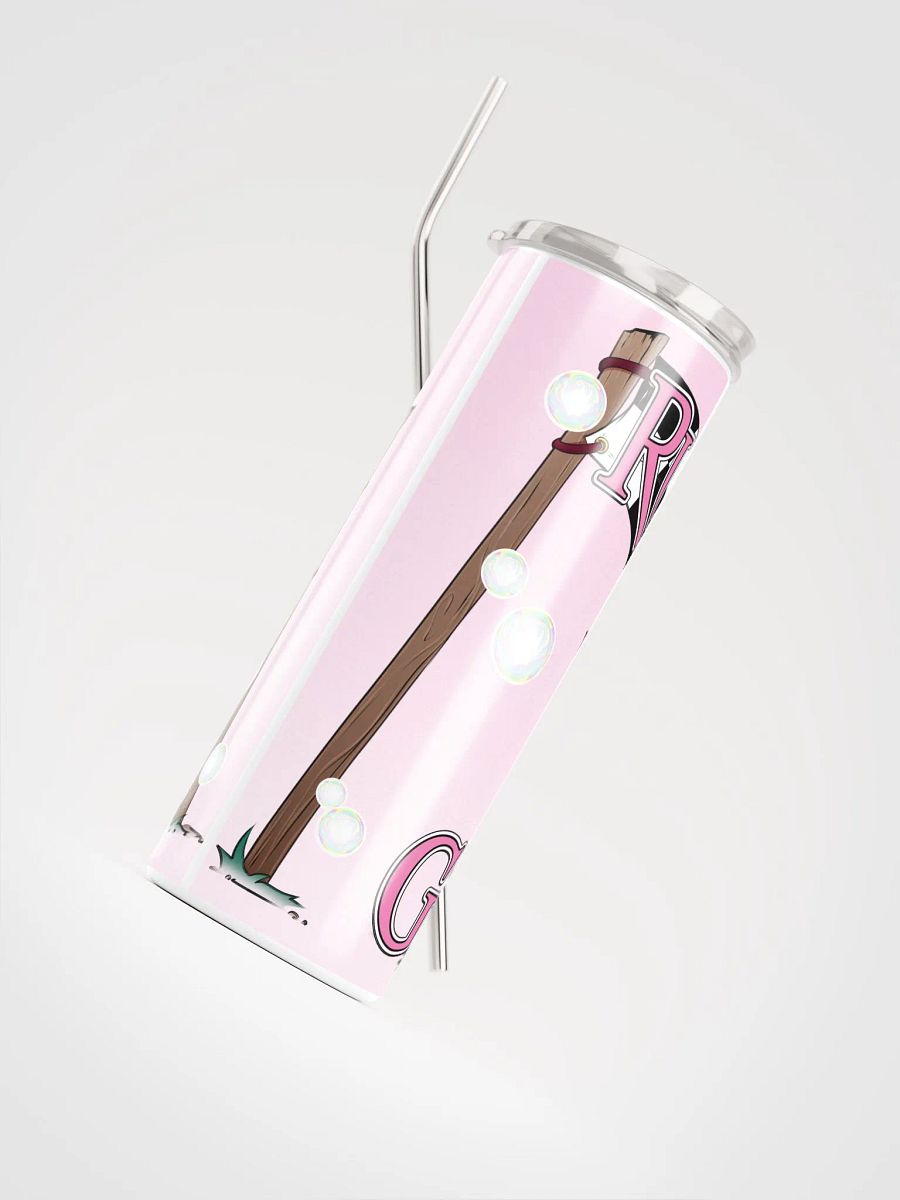 Running of the Gnomes Race Banner-- Pink Gradient Edition--By Mischi--Travel Cup product image (4)
