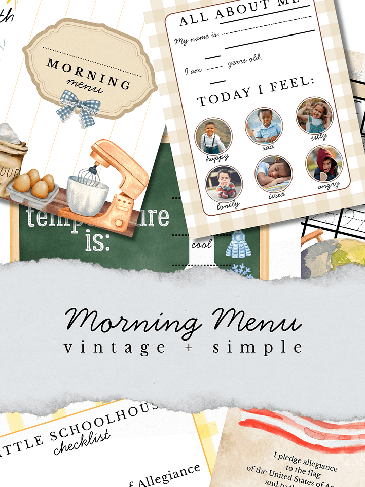 Morning Menu For Preschoolers product image (1)