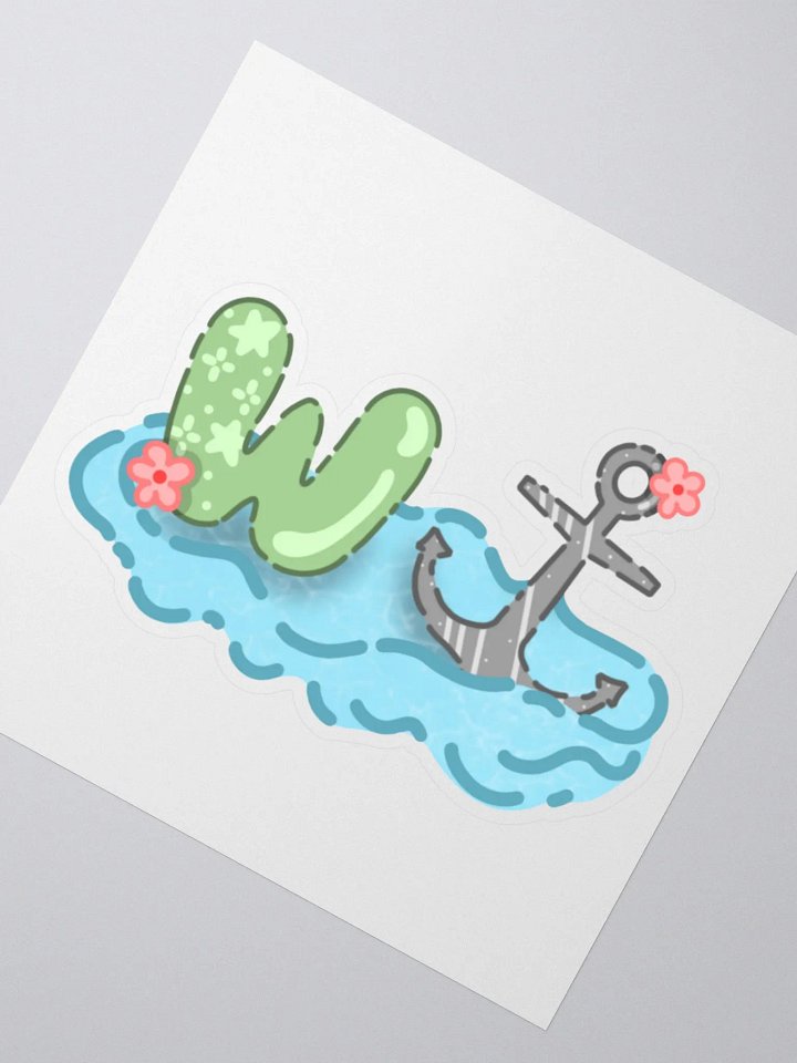 W + Anchor Sticker product image (4)