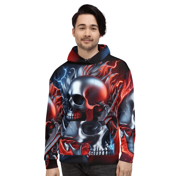 Skull and Dagger - Unisex Skull Hoodie #10 product image (2)