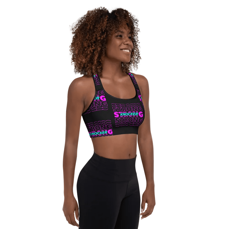 KNOCKER STRONG SPORTS BRA (BLACK) product image (4)