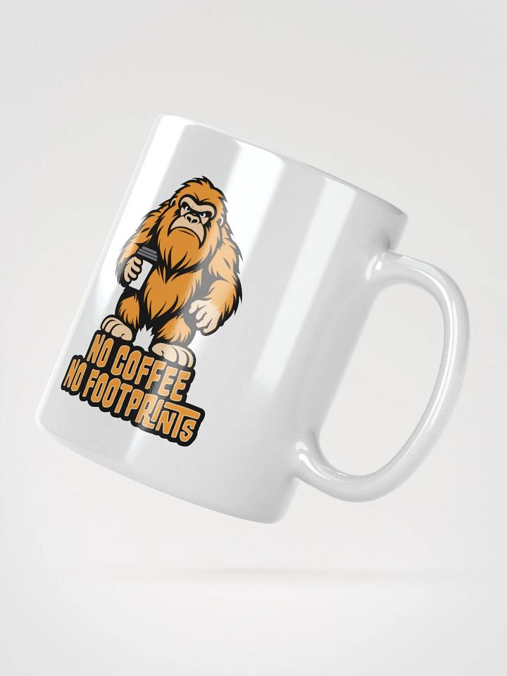 No Coffee No Footprints Cute Bigfoot Coffee Mug product image (2)