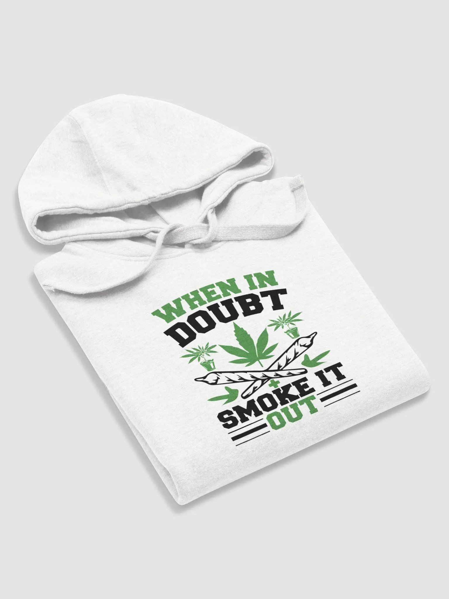 When In Doubt Smoke It Out - Adult Hoodie product image (5)