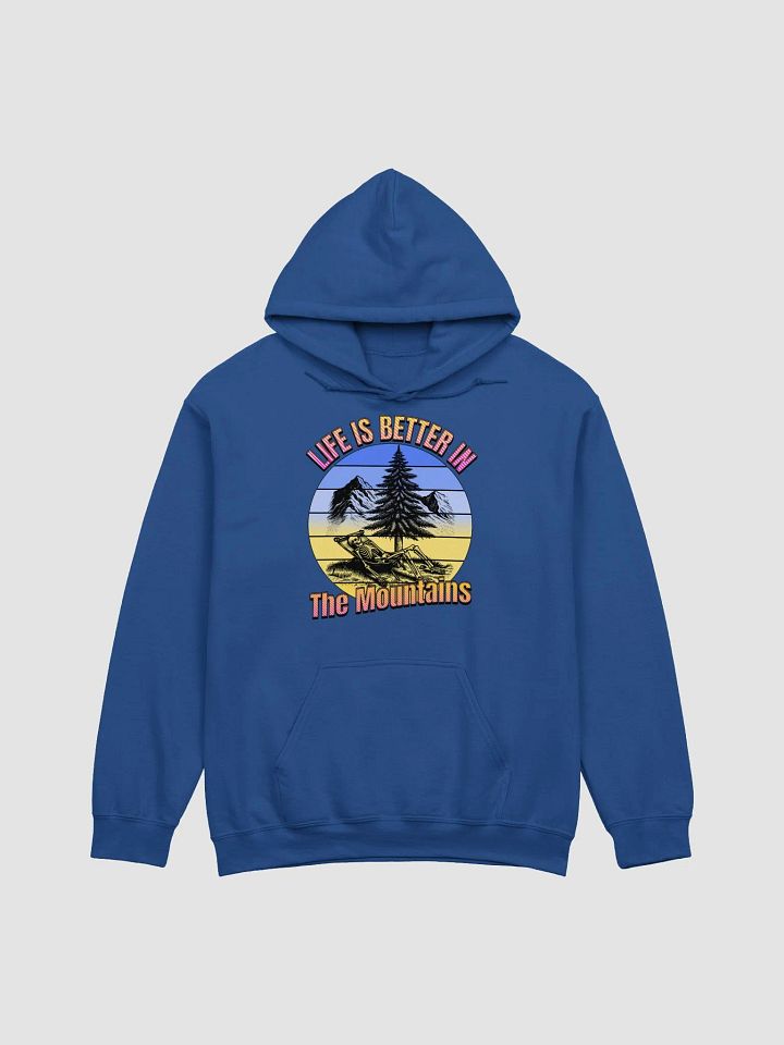 Life Is Better In The Mountains Skeleton Retreat Hoodie product image (1)
