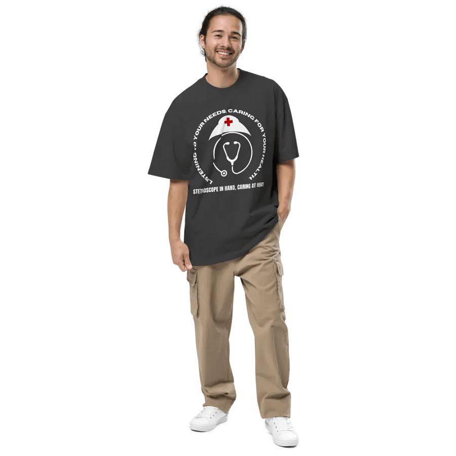Heartbeat Emblem Oversized Tee product image (4)
