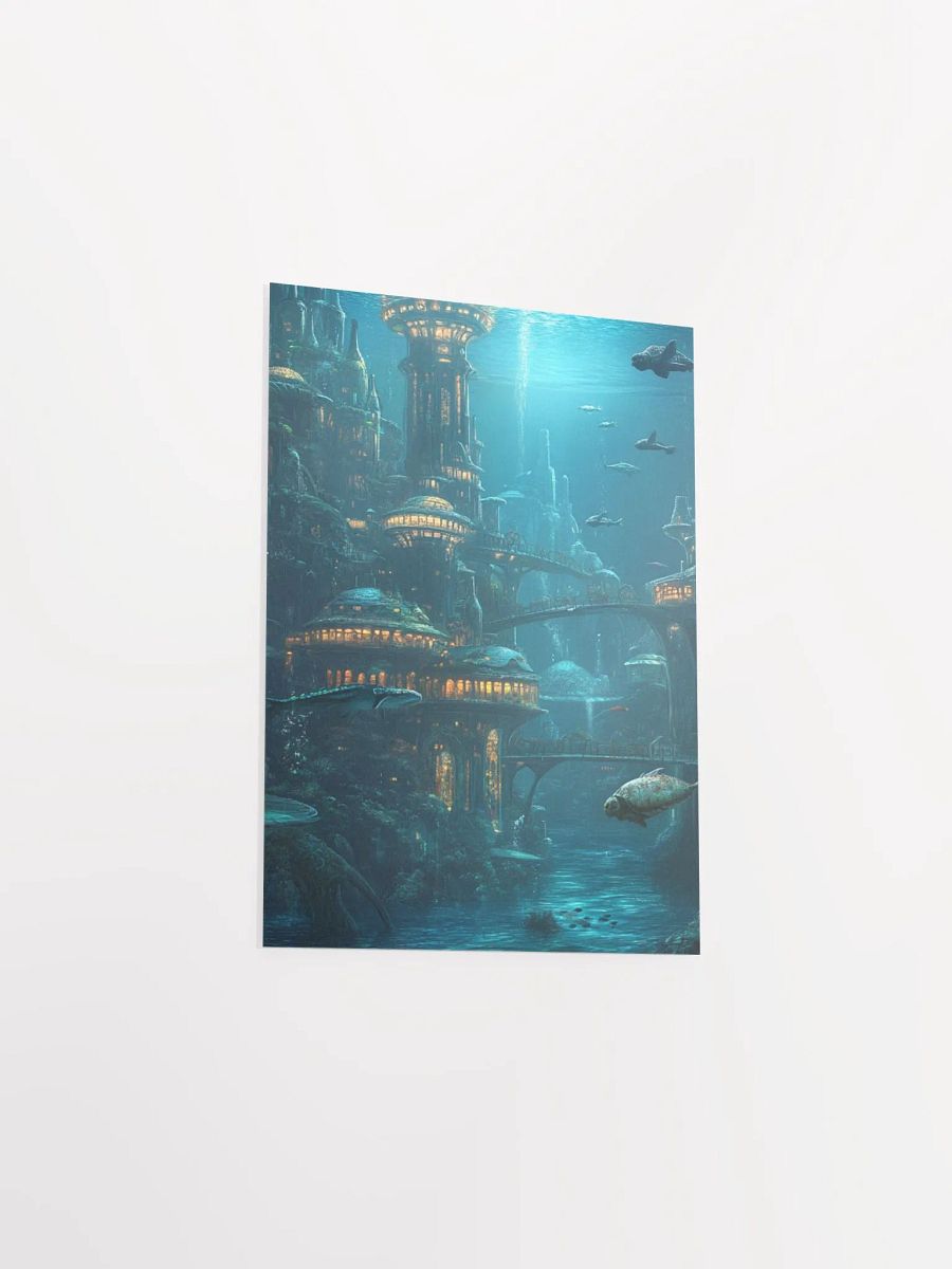 Mystical Underwater City Poster product image (17)