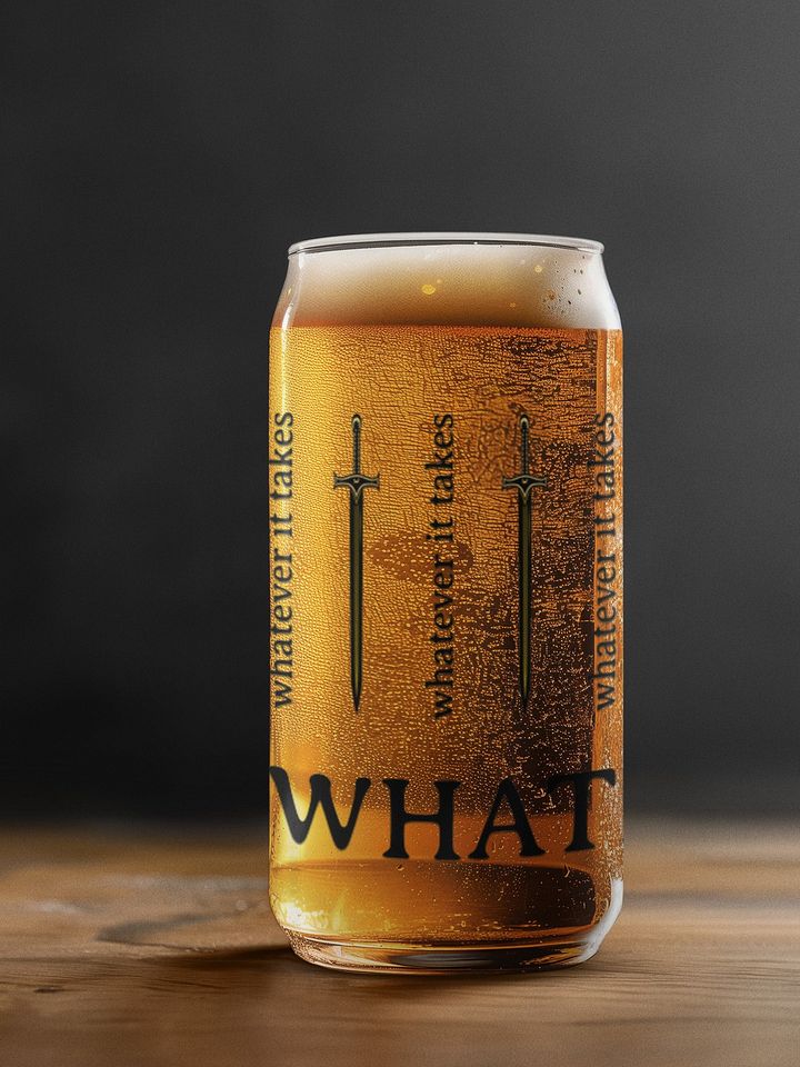 Stoic Quote Can-Shaped Glass product image (2)