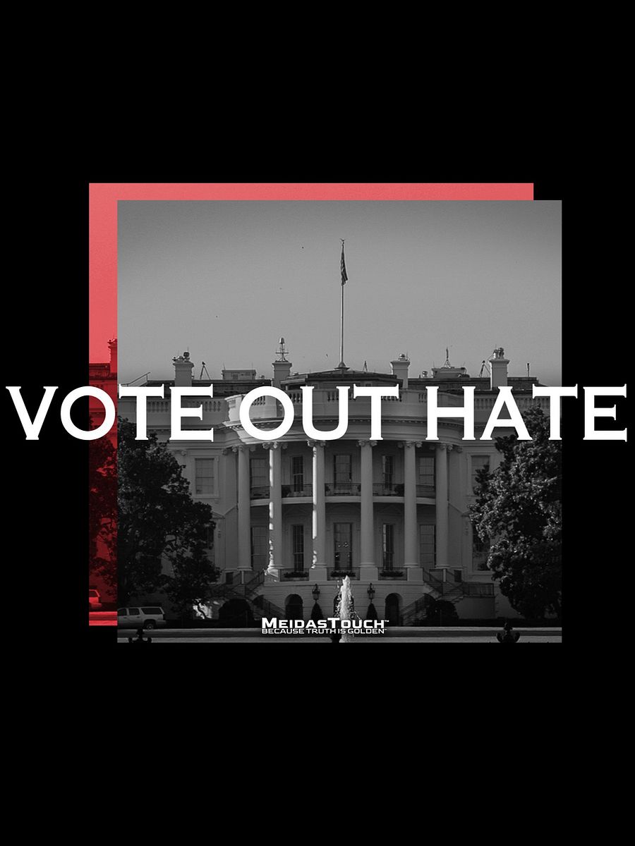 VOTE OUT HATE UNISEX T-SHIRT product image (2)
