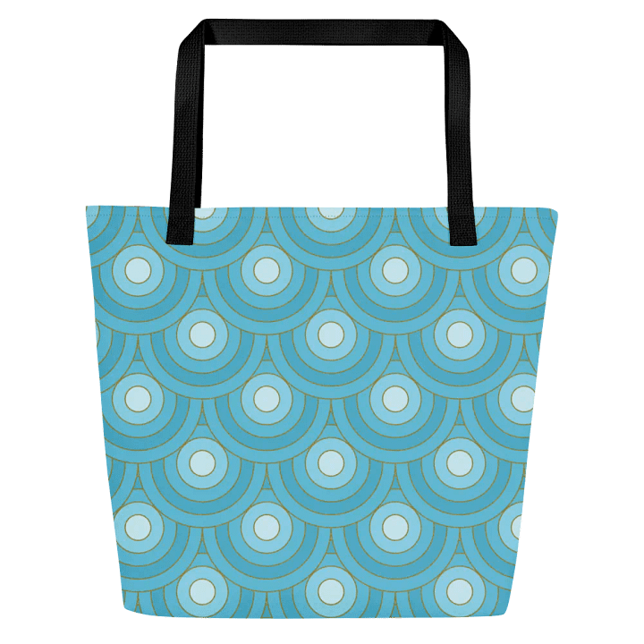 Beautiful Retro Bullseye Pattern All Over Print Tote product image (2)