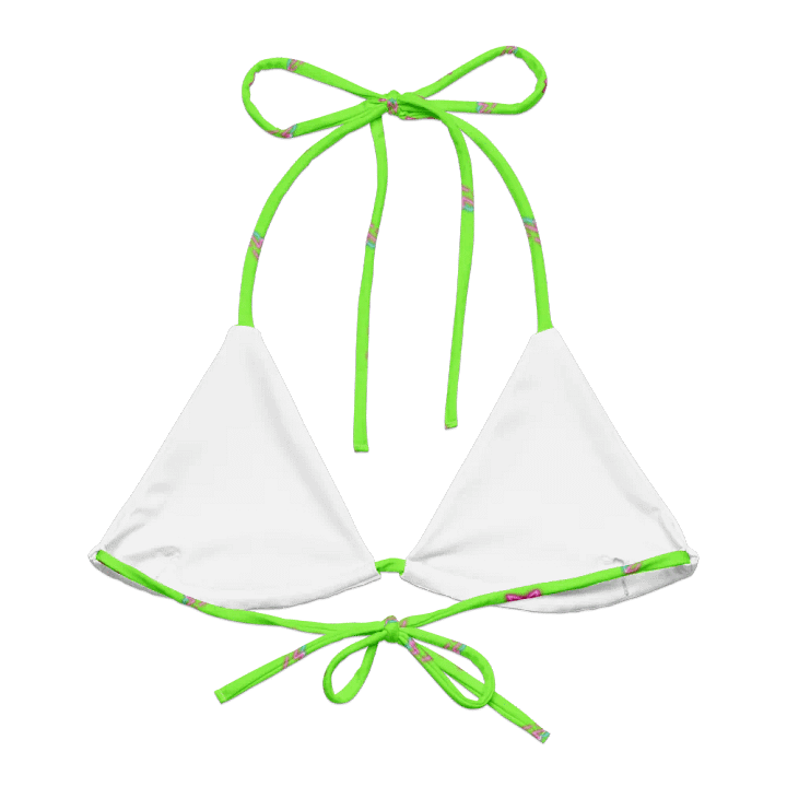 Neon Vibes Bikini Top product image (2)