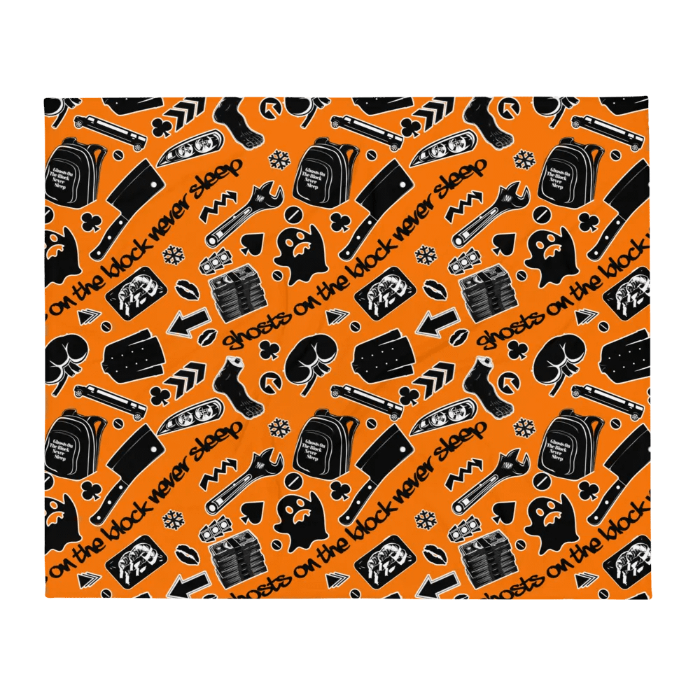 Ghosts On The Block Never Sleep Throw (Black October) product image (3)
