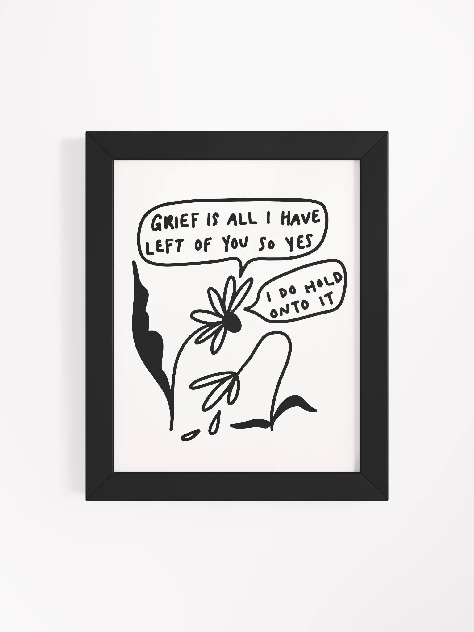 Grief Framed Art Print product image (4)