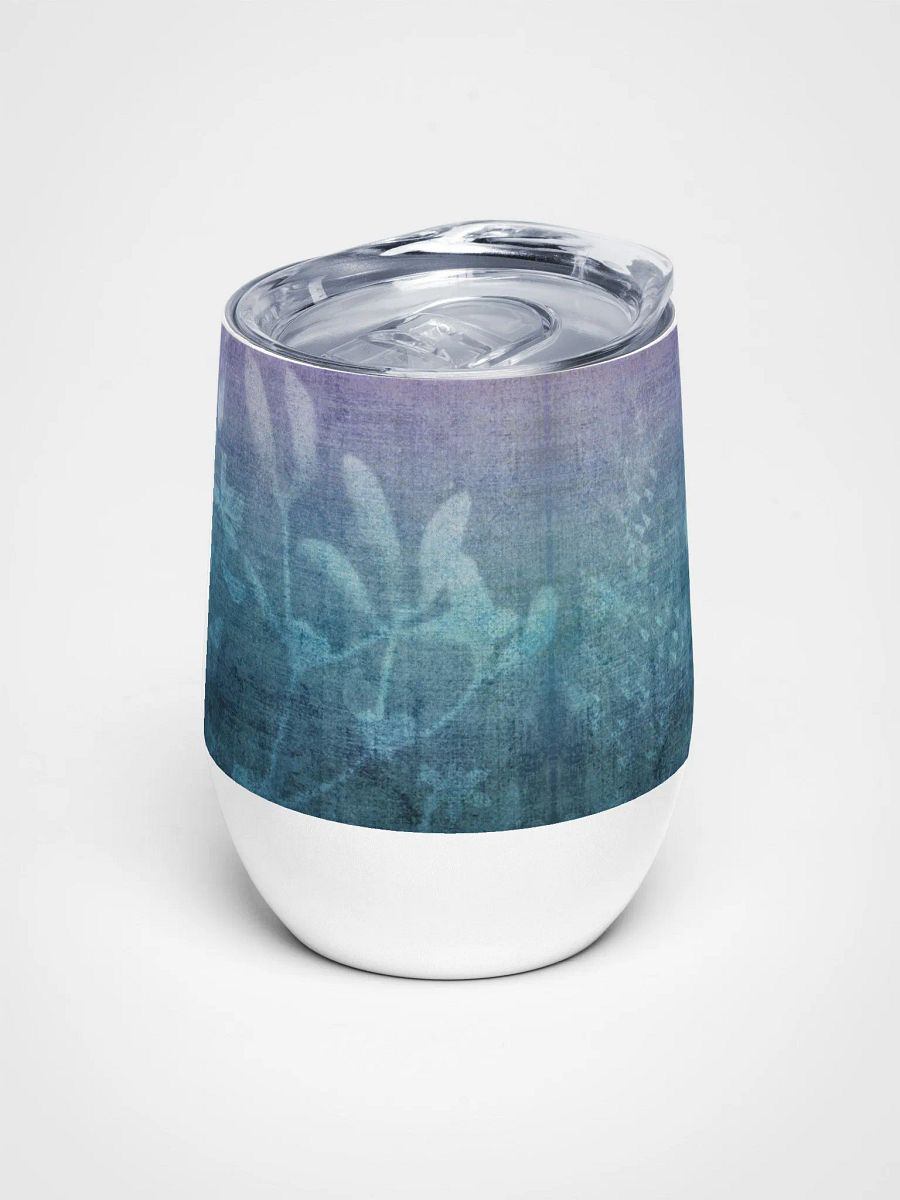Blue Wildflowers Wine Tumbler product image (1)