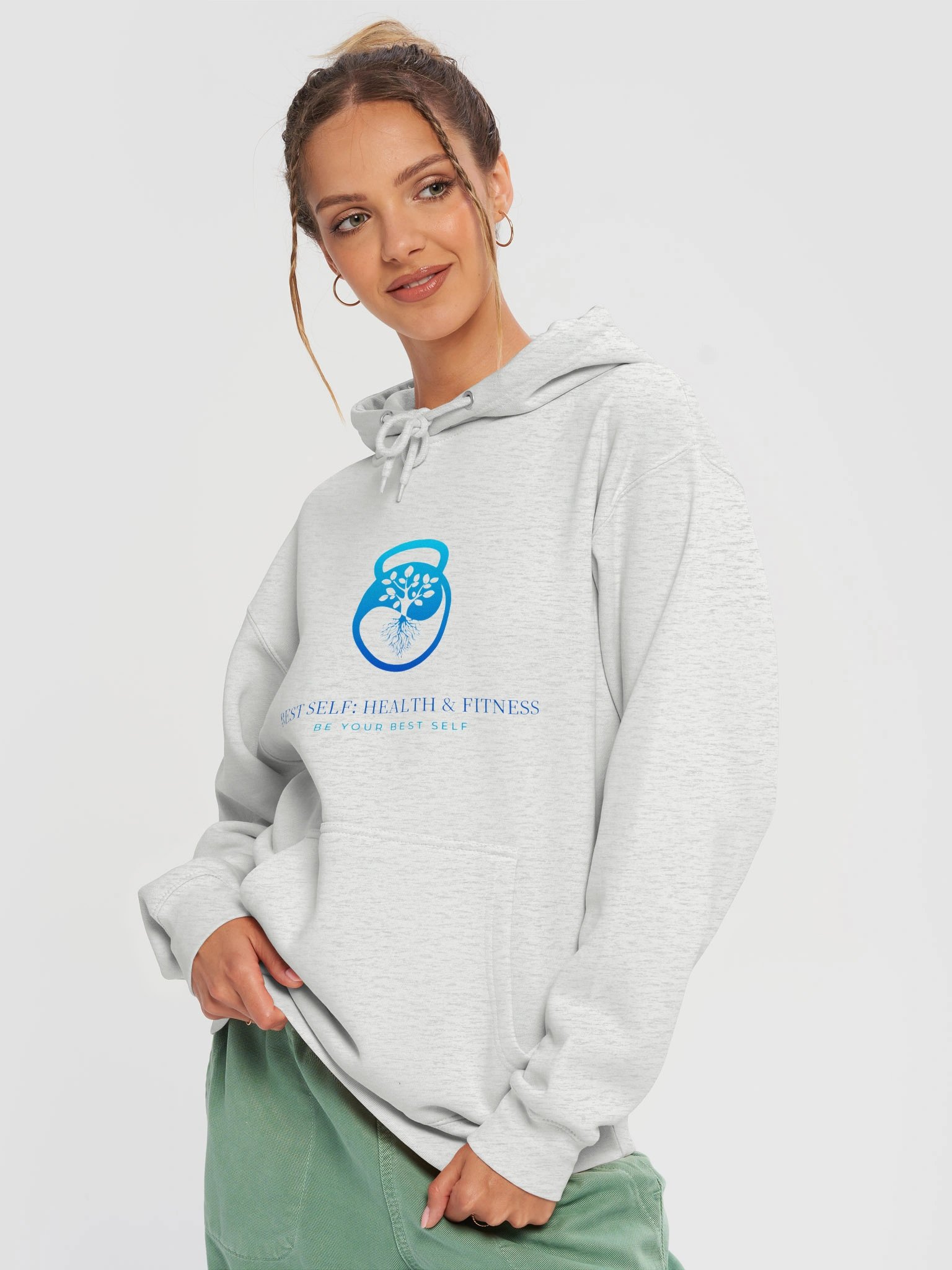 Best Self: White Hoodie product image (7)