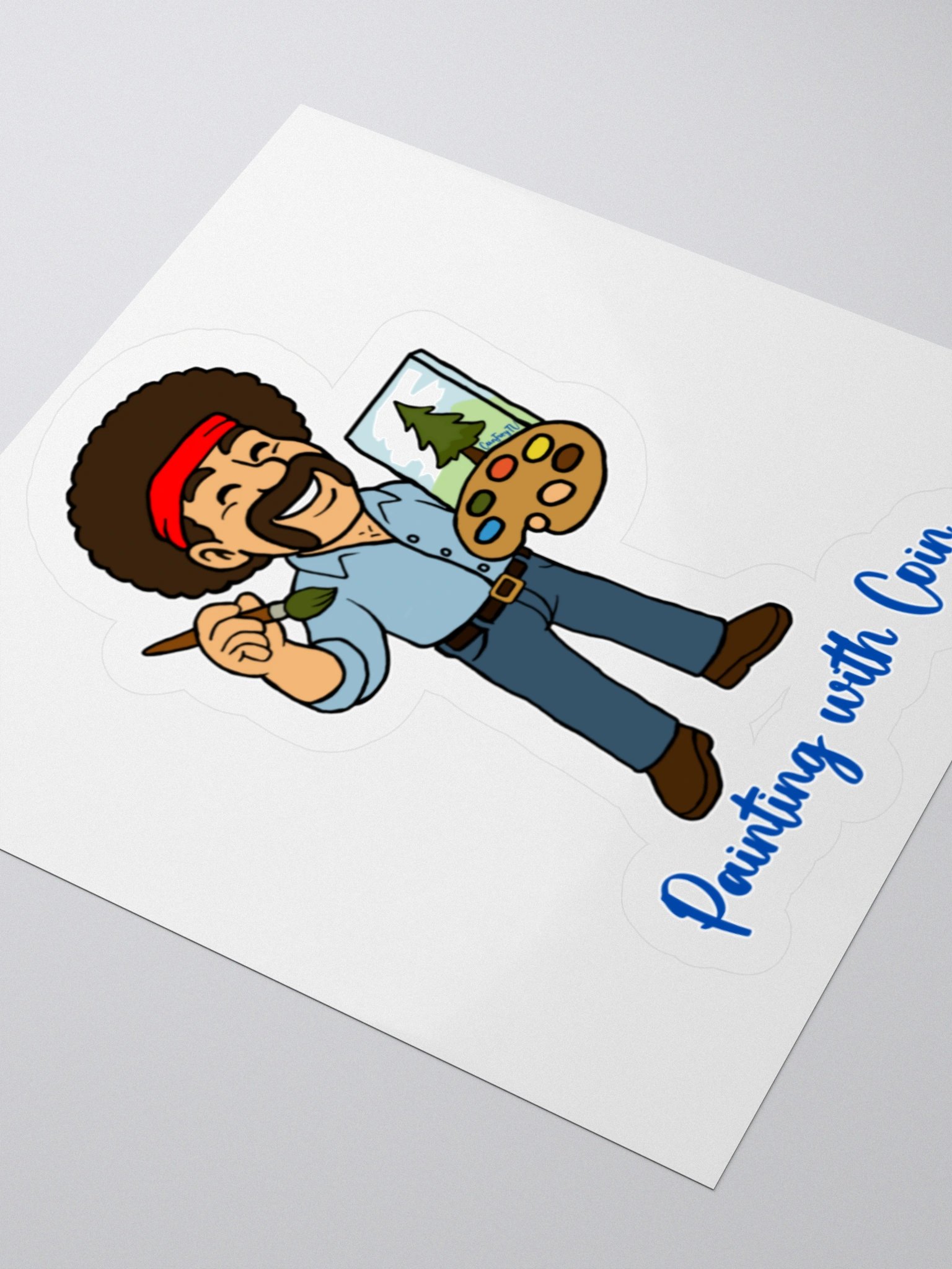 Painting with Coin - Sticker product image (7)