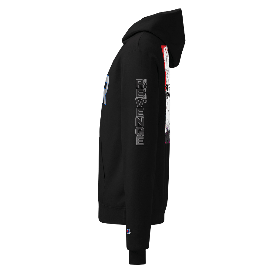 Scammer Revenge Hoodie with Glitch-Style Logo product image (3)