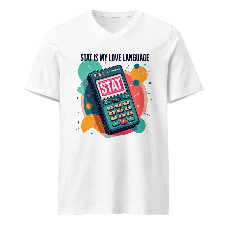STAT Love Language Retro Calculator Tee product image (1)