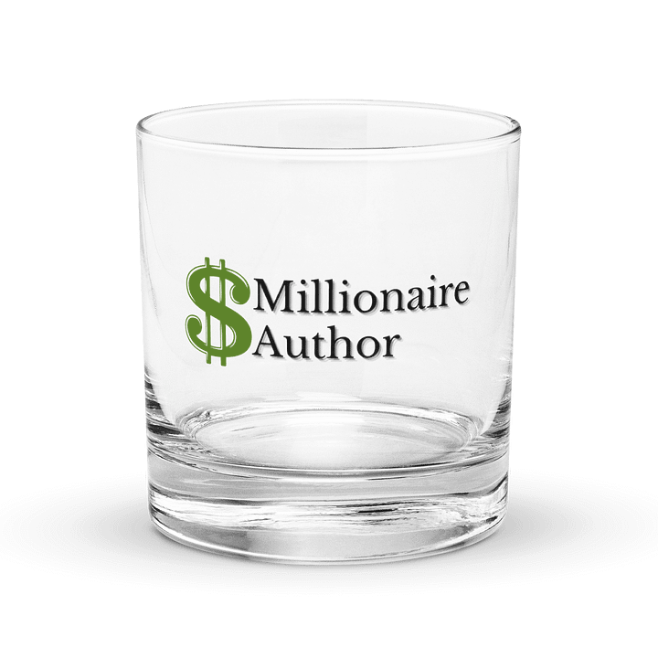 Millionaire Author Rocks Glass product image (1)