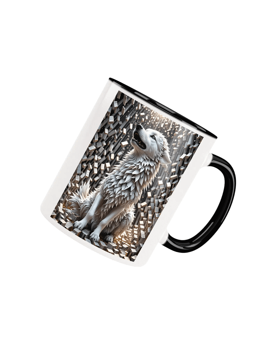 Surreal Wolf Ceramic Mug product image (7)
