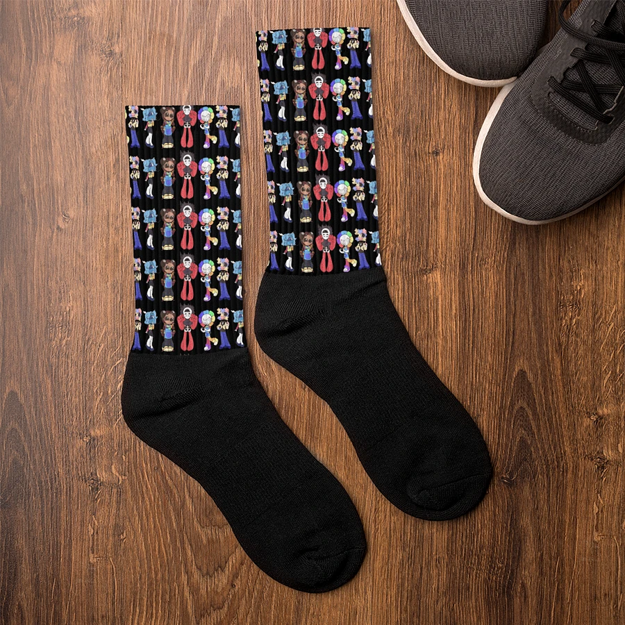 Black Group Chibi Socks product image (6)