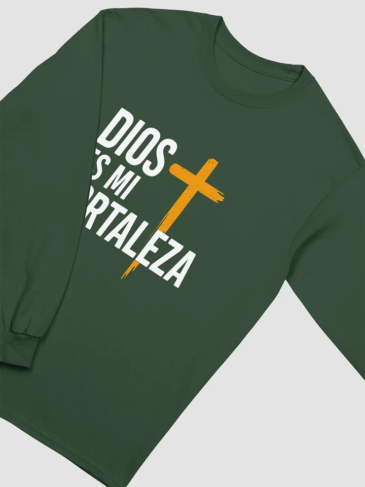 Camiseta Unisex Manga Larga | Dios es mi fortaleza product image (10)