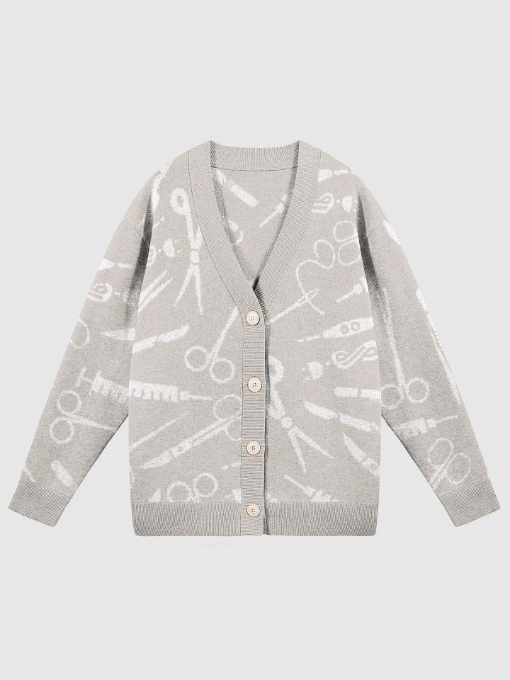 scalpel sweater (beige) product image (1)