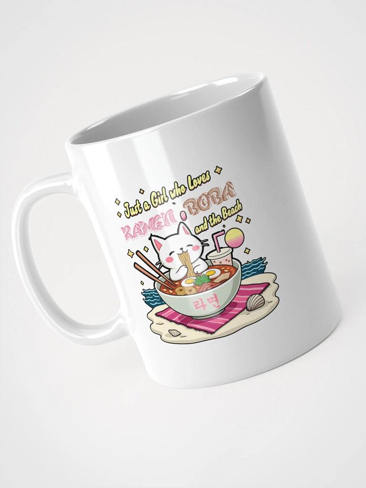Ramen Cat - Just a Girl who loves Ramen Boba and the Beach Cup product image (1)
