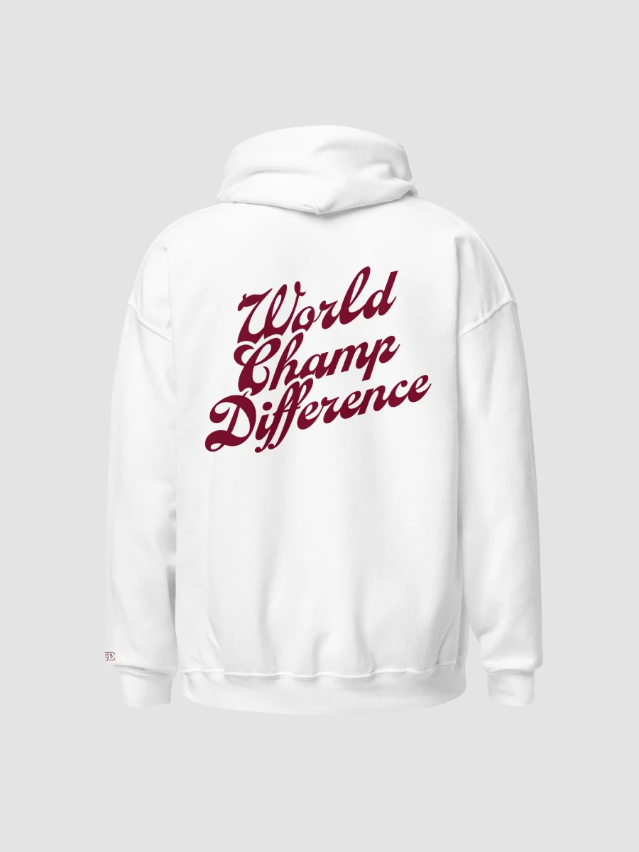 WolfeyVGC World Champ Cursive White Hoodie - Maroon product image (7)