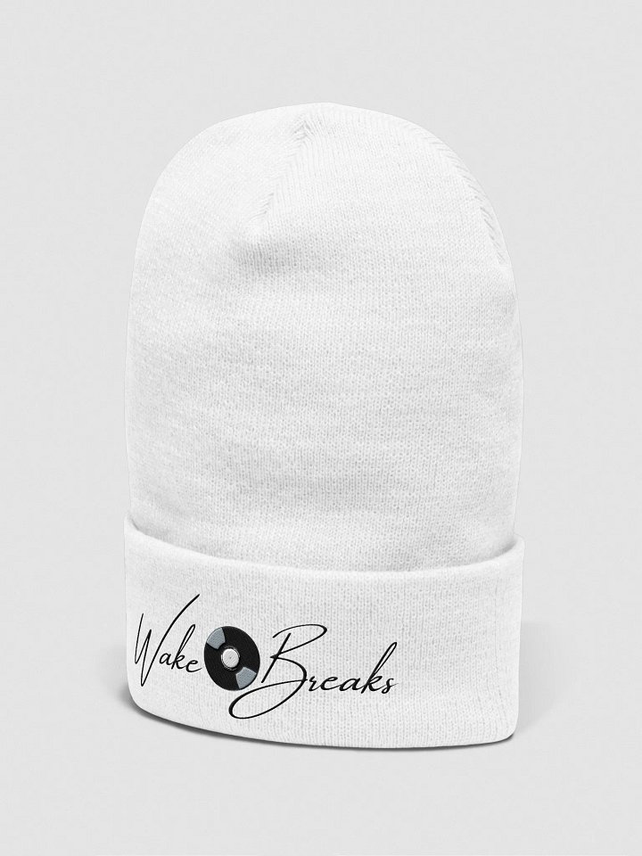 Wake & Breaks Embroidered Beanie product image (5)