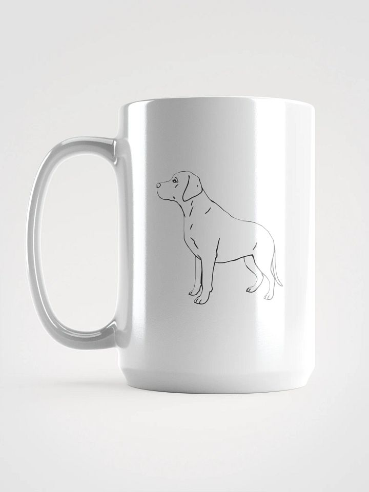 Dog Line Art White Mug product image (2)